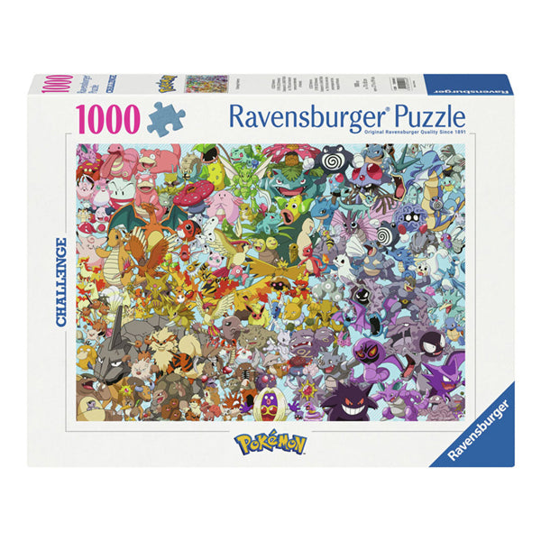 Ravensburger legpuzzel pokémon karakters, 1000st.