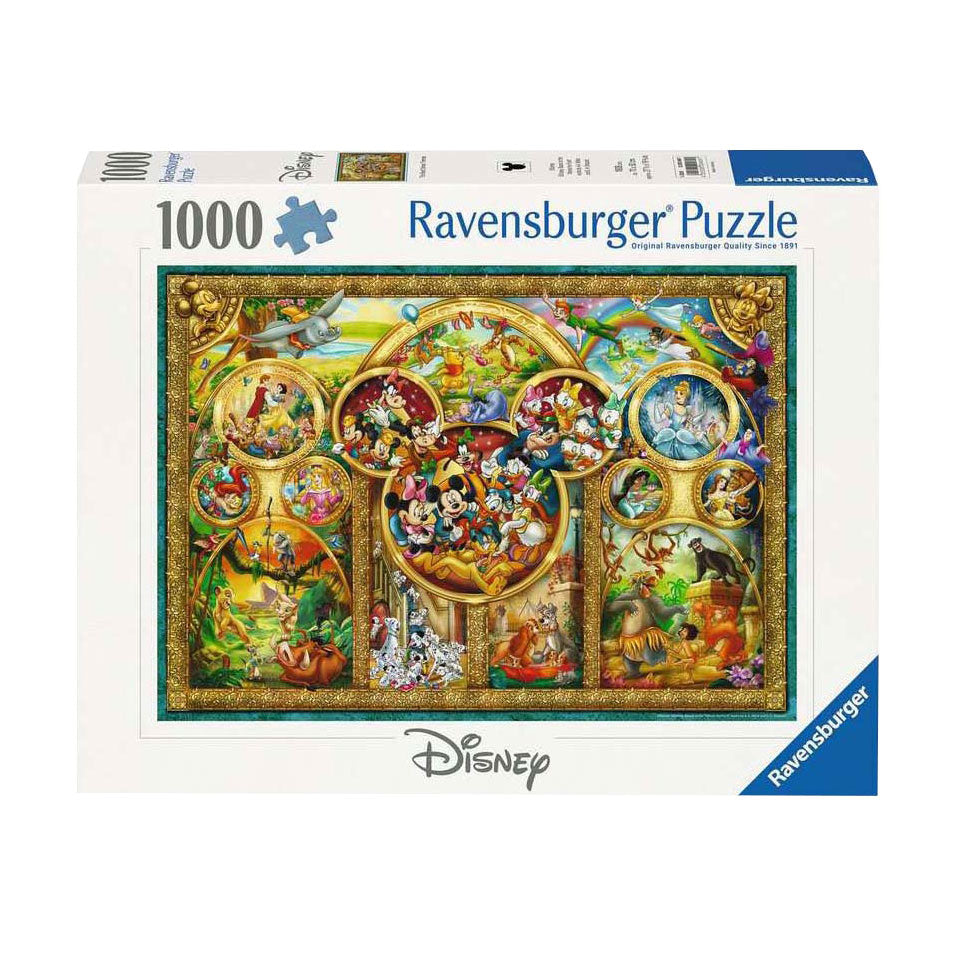 Ravensburger legpuzzel mooiste disney thema's, 1000st.