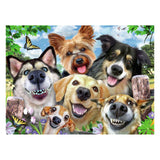 Ravensburger legpuzzel vrolijke honden, 1000st.