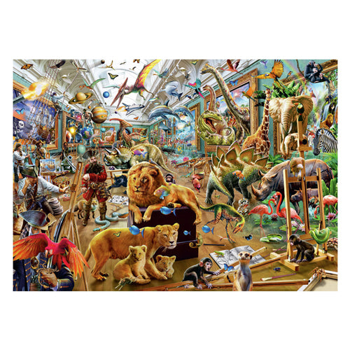 Ravensburger legpuzzel chaos in de galerie, 1000st.