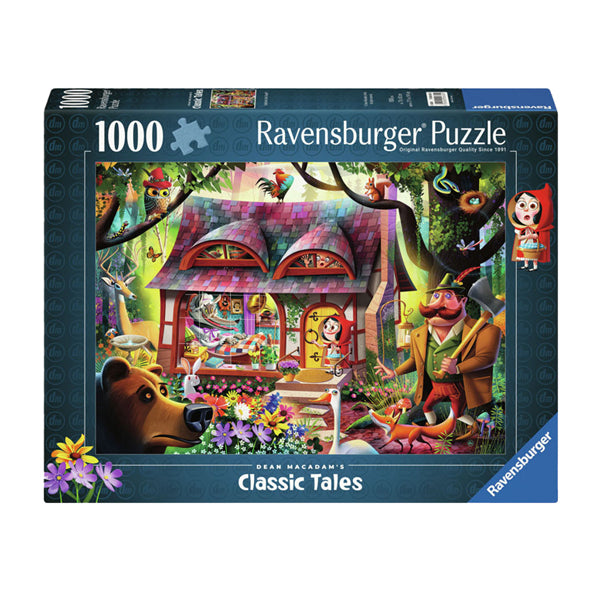 Ravensburger Juice Puzzle Little Red Riding Hood and de Wolf, 1000st.