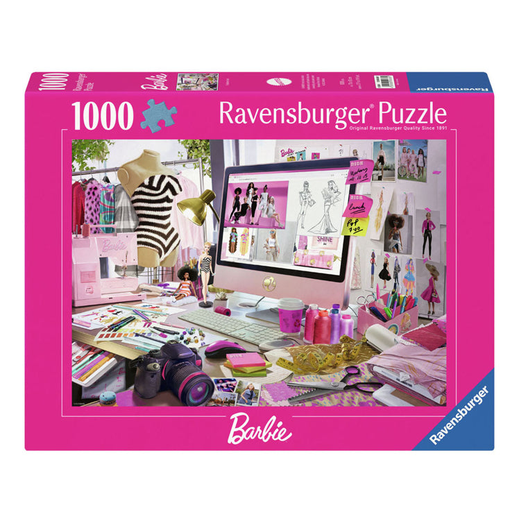 Ravensburger Jigsaw Puzzle Barbie, moteikon, 1000st.