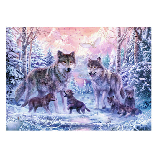 Ravensburger jigsaw puzzle Arctic wolves, 1000st.