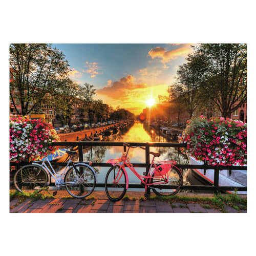 Ravensburger Jigsaw Puzzle Fahrräder in Amsterdam, 1000st.