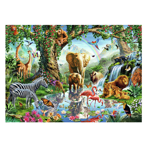Ravensburger Puzzle Dschungelabenteuer – 1000 Teile Tiere.