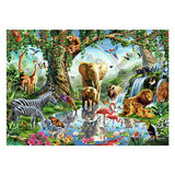 Ravensburger Puzzle Dschungelabenteuer – 1000 Teile Tiere.