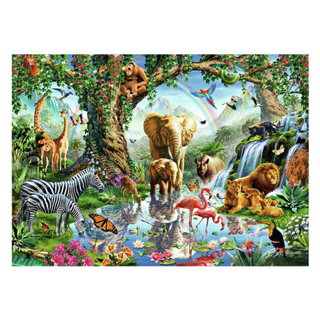 Ravensburger Puzzle Dschungelabenteuer – 1000 Teile Tiere.
