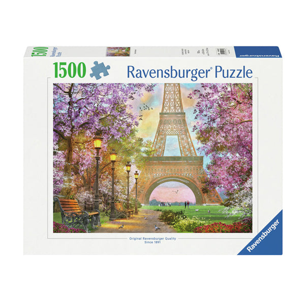 Ravensburger Jigsaw Puzzle in Love in Paris, 1500st.