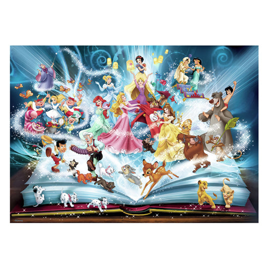 De Ravensburger huet de Puzzle Disney seng magesch Tariffer Buch, 1500st.