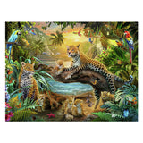 Ravensburger legpuzzel luipaarden in de jungle, 1500st.