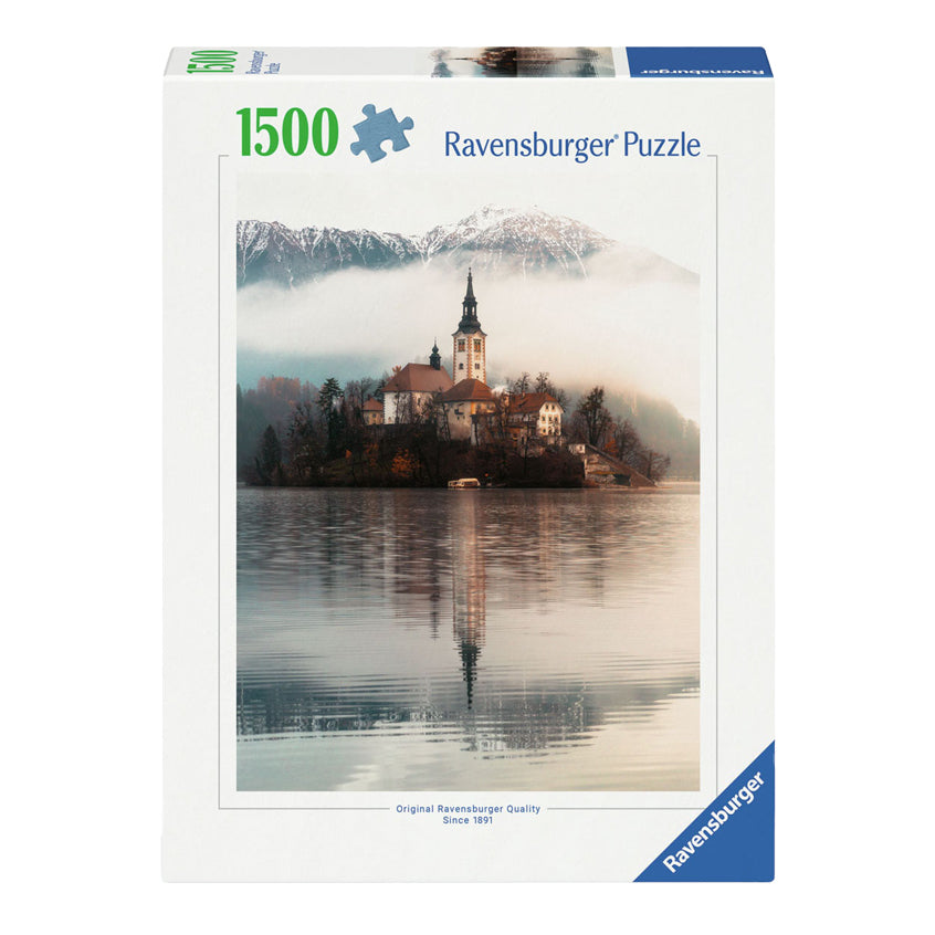 Ravensburger Jigsaw Puzzle Die Insel der Wünsche blutete Slowenien, 1500st.