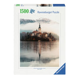 RAVENSBURGER JIGSAW puzzle L'isola di auguri Bled Slovenia, 1500st.