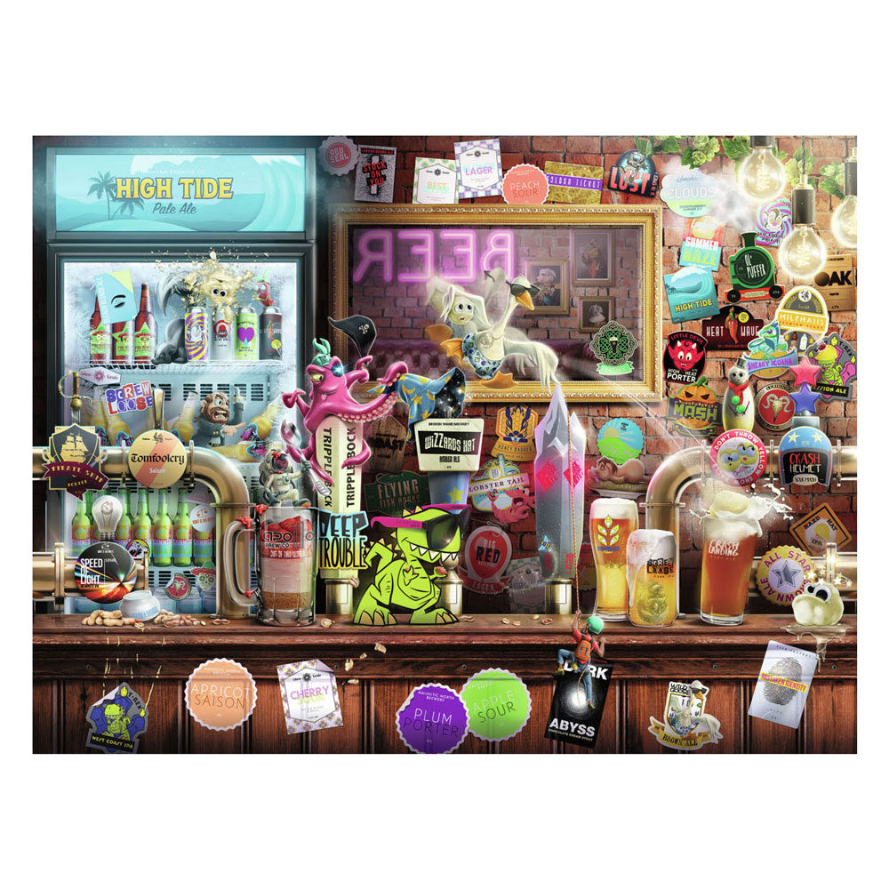 Ravensburger jigsaw puzzle traditional beers, 1500st.