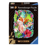 Ravensburger dřevěná skládačka Puzzle Beautiful Birds, 300st.