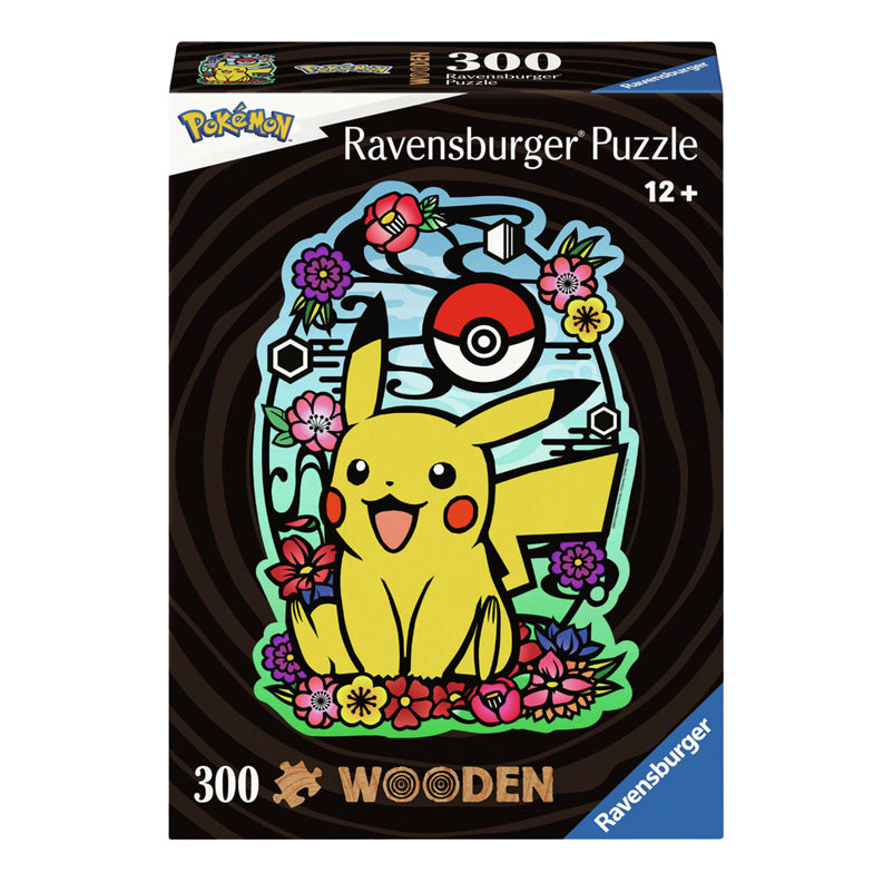 Ravensburger Wood Jigsaw Puzzle Pikachu, 300st.