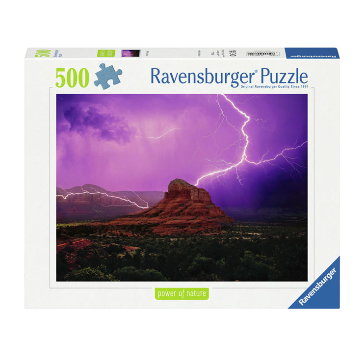 RAVENSBURGER puzzle puzzle Pinke Gewitterstimmung, 500st.