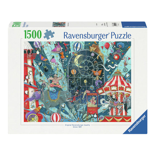 Il puzzle di Ravensburger Jigsaw Willkommen Beim Zirkus, 1000st.