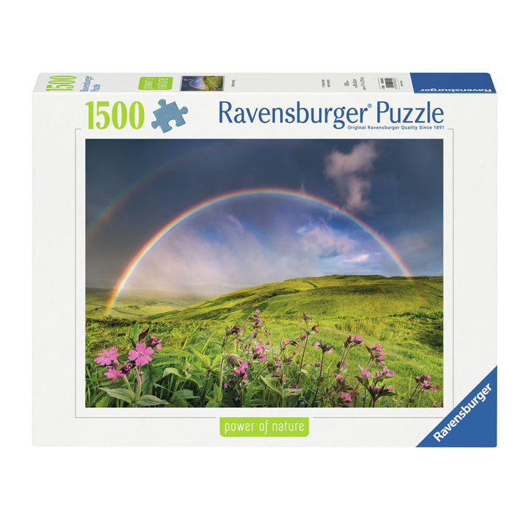 Ravensburger legpuzzel spektakularer regenbogen, 1500st.