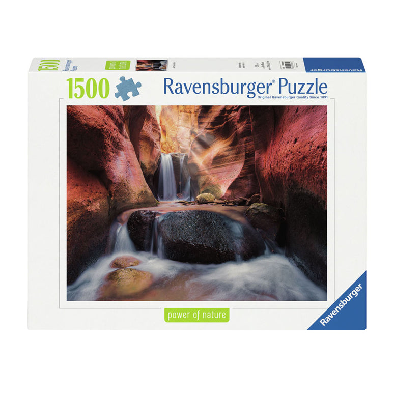 Ravensburger legpuzzel der wasserfall im red canyon, 1500st.