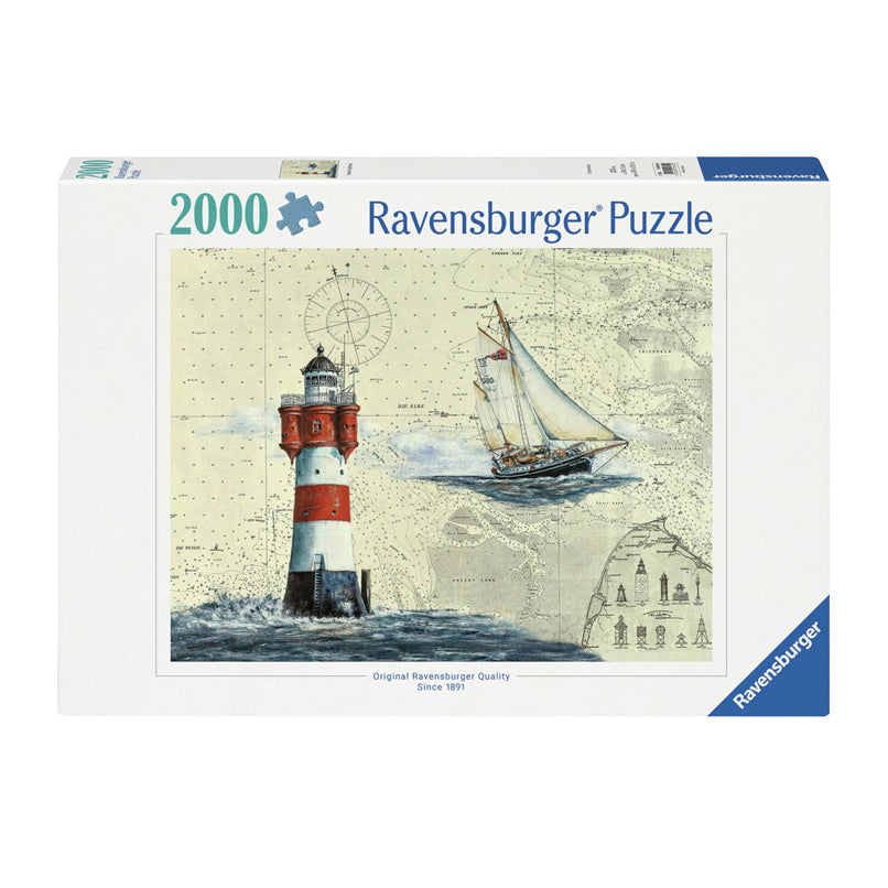 Ravensburger Jigsaw Puzzle plus romantique Leuchtturm, 2000e.