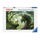 RAVENSBURGER JIGSAW puzzle di Walddrache Eracht, 3000st.