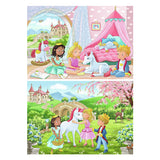 Ravensburger legpuzzel prince princess, 2x12 st.