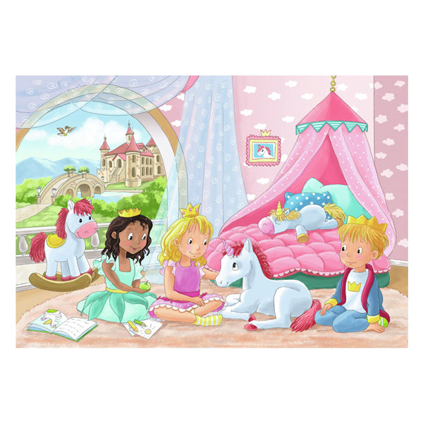 Ravensburger legpuzzel prince princess, 2x12 st.