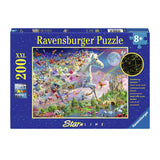 Ravensburger jigsaw puzzle XXL Fantasy Unicorn Star Line, 200st.