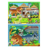 Ravensburger legpuzzel jurassic world explorers, 2x24st.