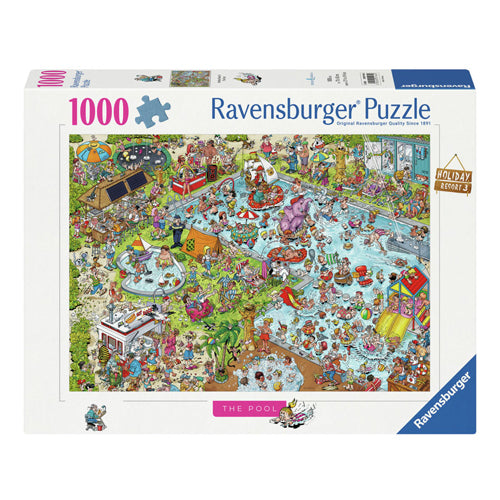 Ravensburger jigsaw puzzle Holiday Resort 3: The Pool, 1000st.