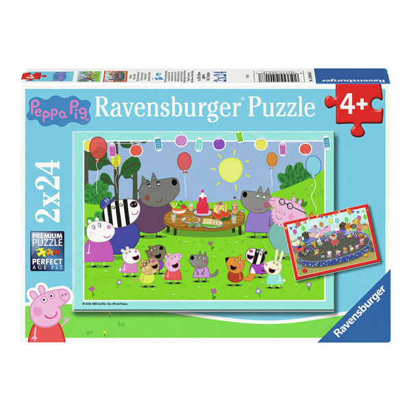 Ravensburger Jigsaw Puzzle Peppa Pig, 2x24st.