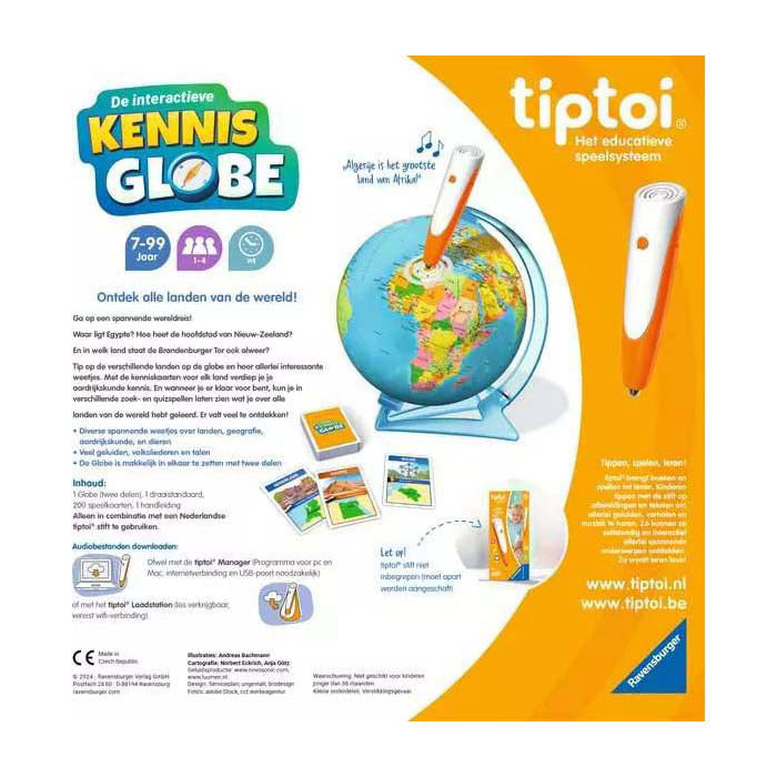 Tiptoi, der interaktive Wissensglobus
