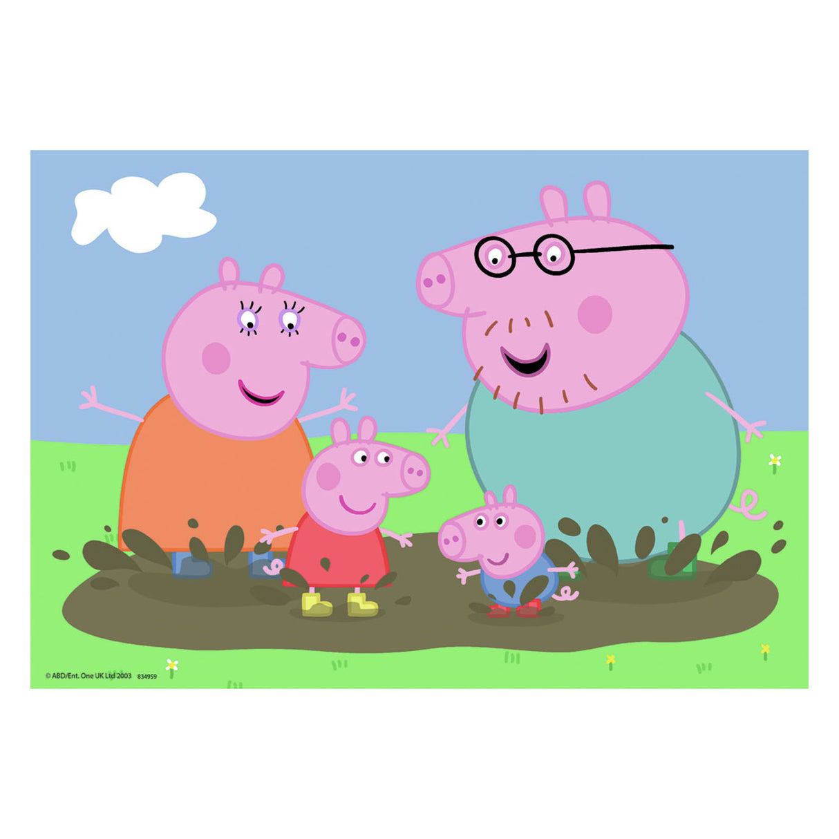 Ravensburger Jigsaw Puzzle Happy Family Peppa Pig, 2x24st.