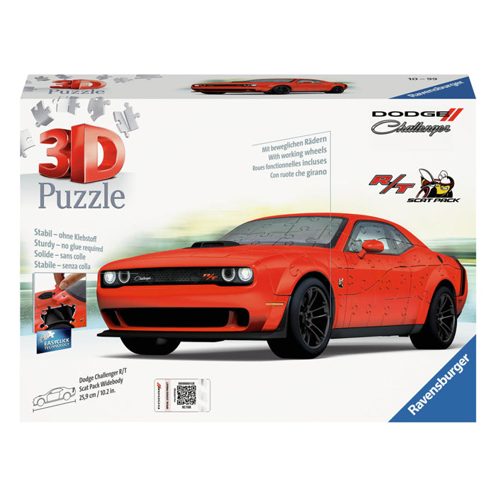 Ravensburger 3D Puzzle Dodge Chall.R T Scat Pack, 108º.