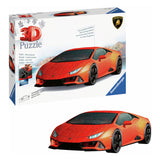 Ravensburger 3D Puzzle Huracan Evo Arancio, 108st.