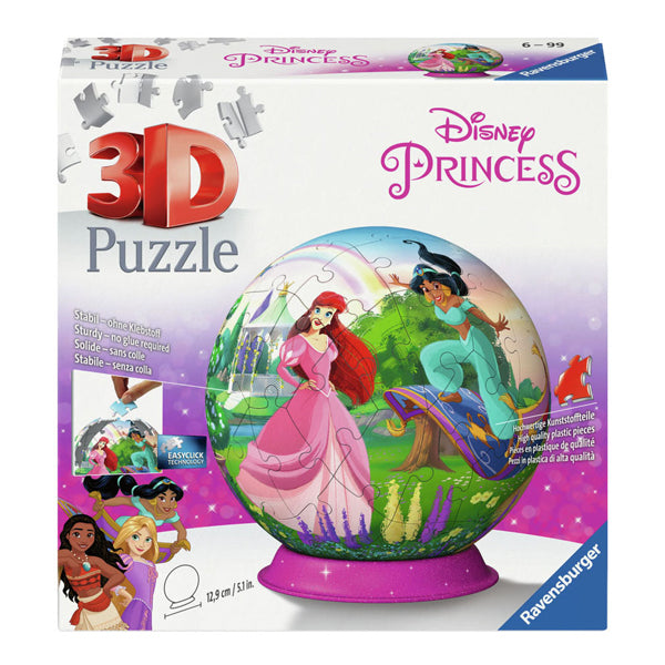 Ravensburger 3d Puzzle Ball Princess, 72º.