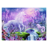 Ravensburger Puzzle Königreich der Einhörner (Glitzer) - Puzzle - 100 Teile
