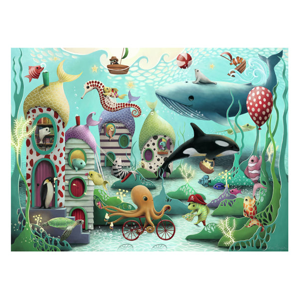 Ravensburger Puzzle Jigsaw XXL Magic Underwater World, 100e.