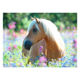 RAVENSBURGER JIGSAW Puzzle XXL Cavallo tra i fiori, 300 °.