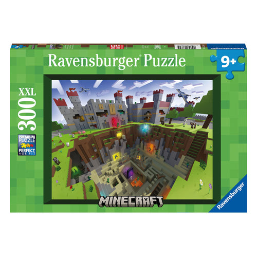 Ravensburger jigsaw puzzle XXL Minecraft Cutaway, 300st.