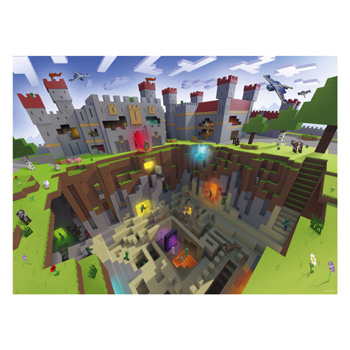 Ravensburger Puzzle Minecraft Cutaway - Puzzle - 300 XXL-Teile