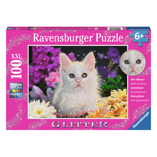 Ravensburger jigsaw puzzle XXL beautiful kitten, 100th.