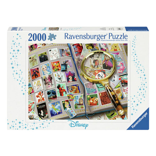 Ravensburger legpuzzel mijn mooiste postzegels, 2000st.