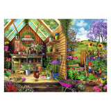 Ravensburger jigsaw puzzle in the garden house, 300st.