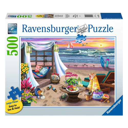 Ravensburger Jigsaw Puzzel Plage Owend, 500st.