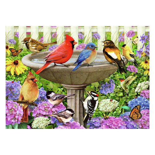 Ravensburger jigsaw puzzle at the bird bath, 500st.