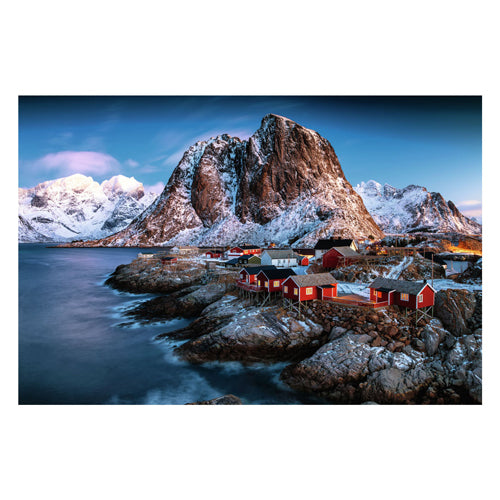 Ravensburger legpuzzel hamnoy lofoten, 3000st.