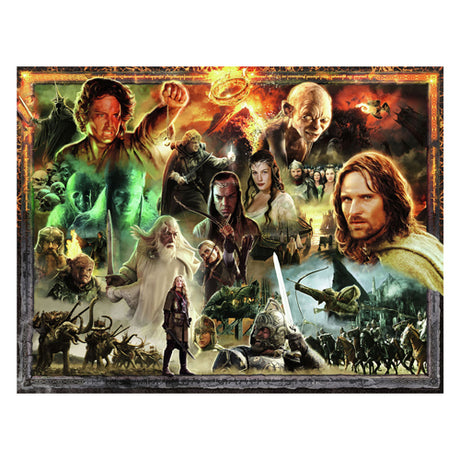 Ravensburger Puzzle Herr der Ringe: Die Rückkehr des Königs – Puzzle – 2000 Teile