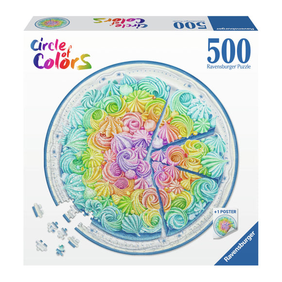 Ravensburger Jigsaw Puzzle wokół Rainbow Cake, 500st.