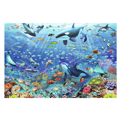 RAVENSBURGER JIGSAW puzzle Colorful Underwater World, 3000 °.